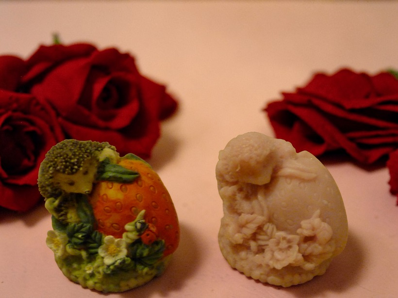 (image for) egeltje met aardbei (eigen creatie)